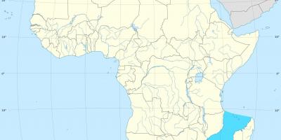 Canale di mozambico africa mappa