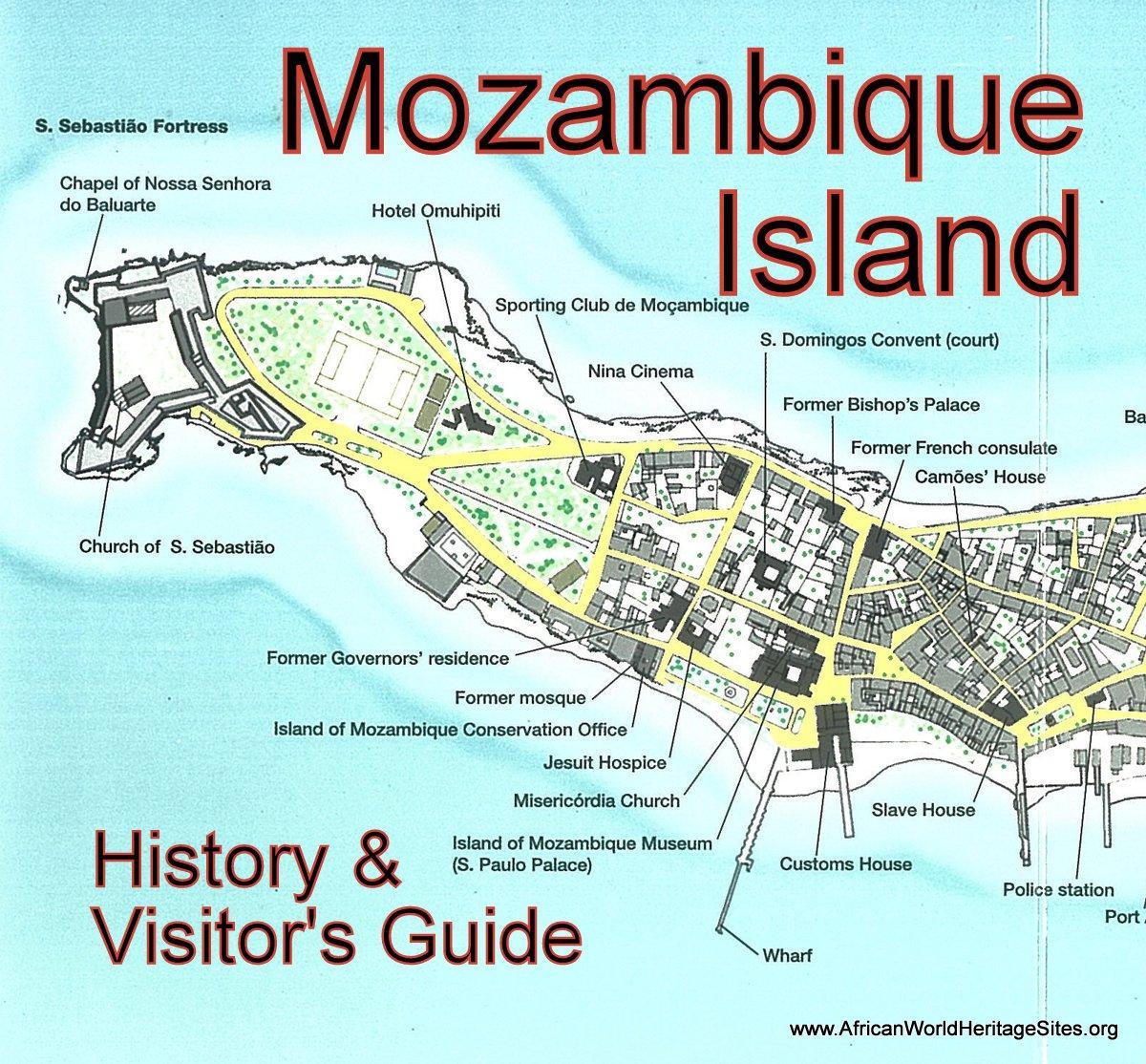 mappa di isola di Mozambico